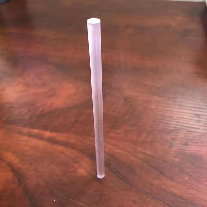 加工實(shí)例：厚度 121mm藍(lán)寶石切割六邊形