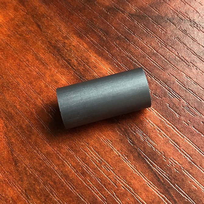 加工實(shí)例/單晶硅切割圓柱形記錄/直徑114 mm，厚度2mm
